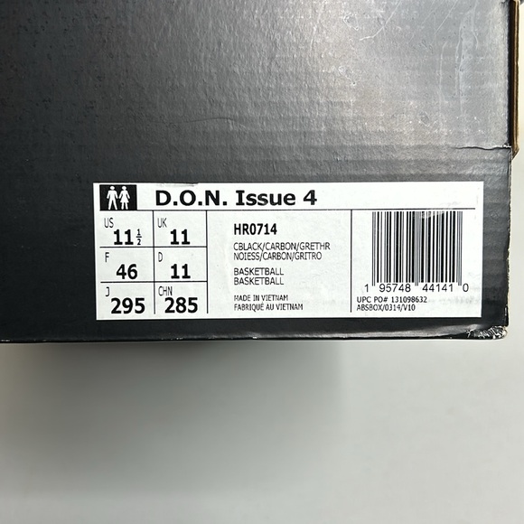 Adidas D.O.N. Issue #4 Xbox Series X Basketball Shoes Sneakers Mens US Size 11.5 - Picture 12 of 12